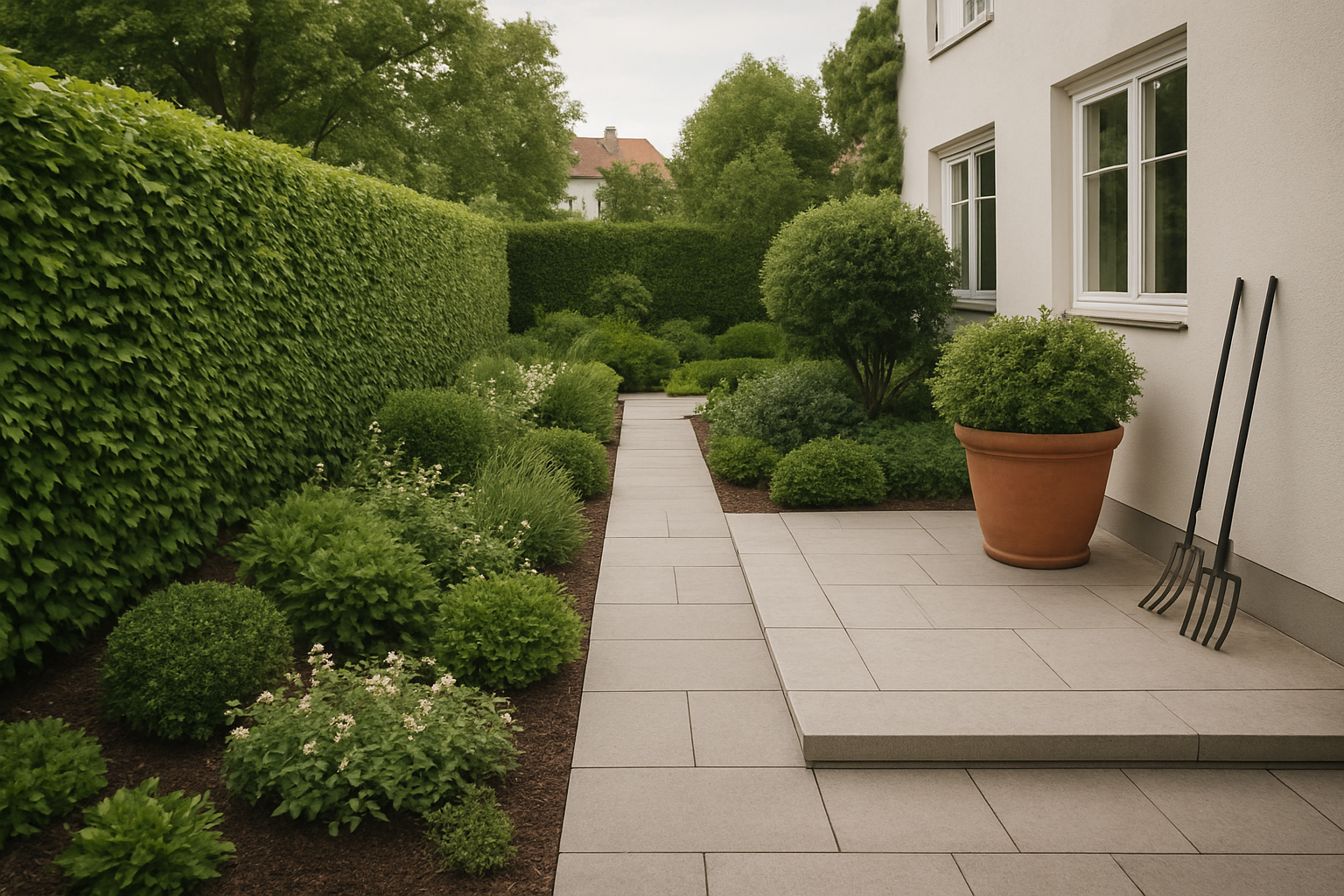 Illustration: Gartenservice